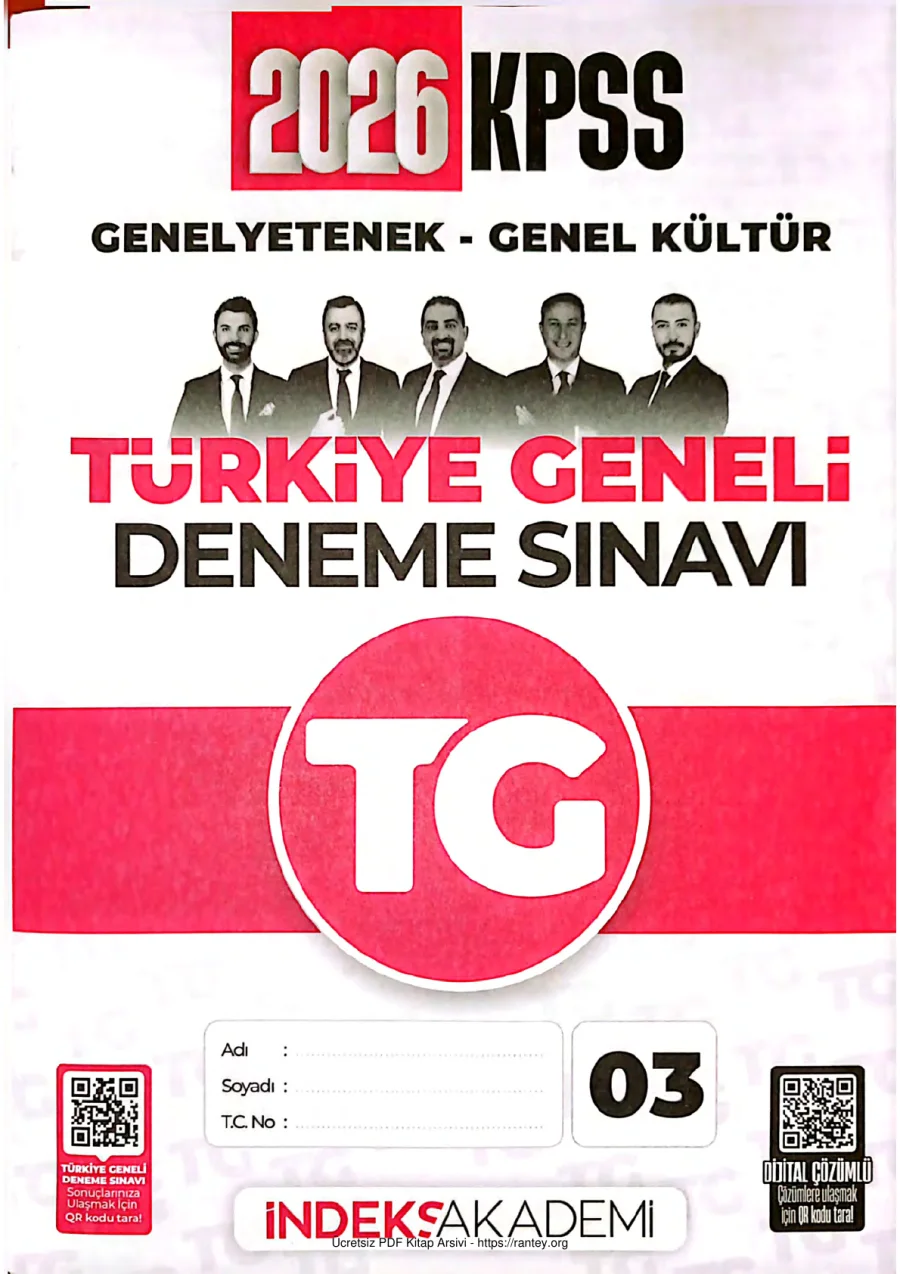 2026 İNDEKS GYGK TG 3 kapak görseli