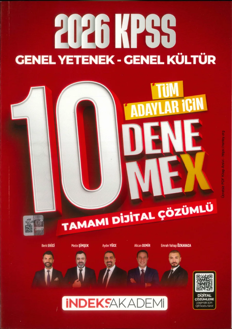 2026 İNDEKS KPSS 10 DENEME kapak görseli