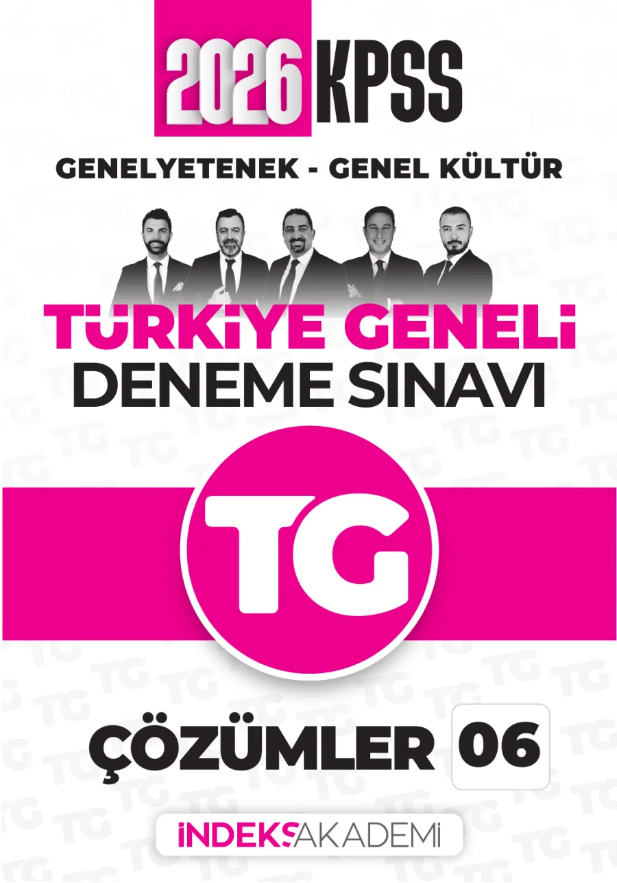 2026 İNDEKS KPSS TG 6 CEVAP ANAHTARI kapak görseli