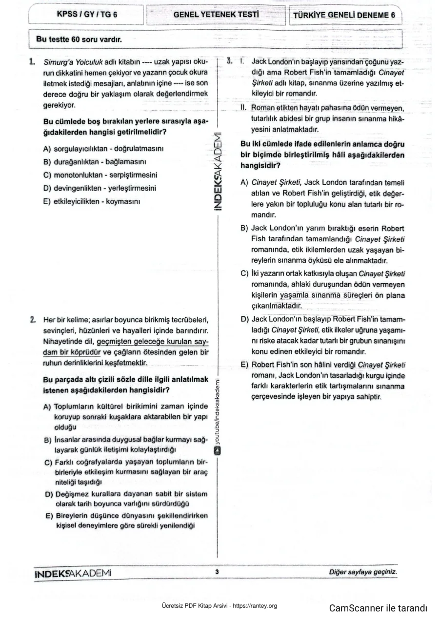 2026 İNDEKS KPSS TG 6 kapak görseli