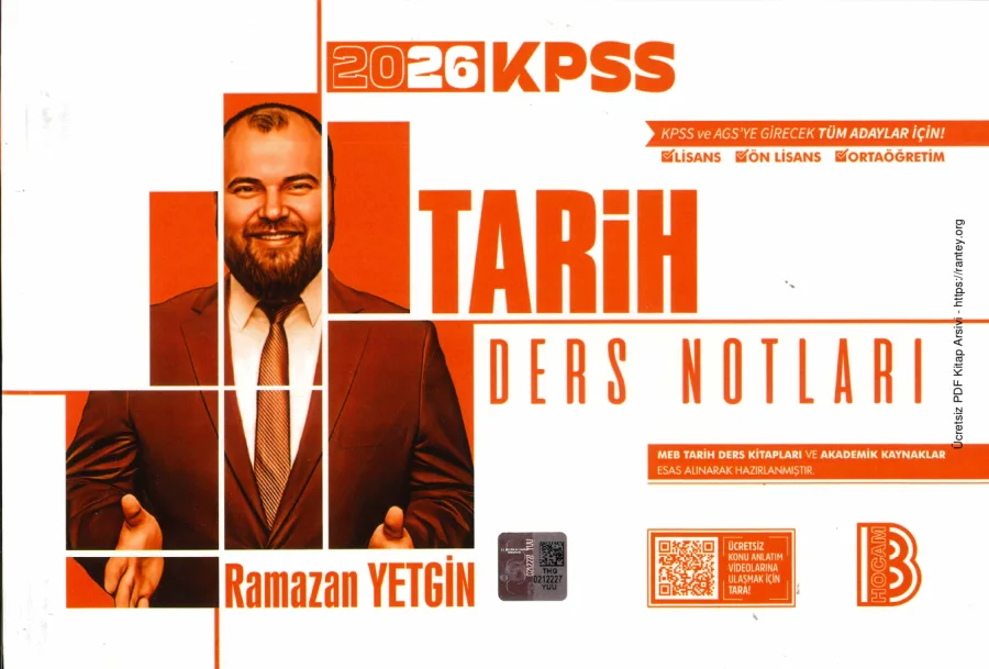 2026 KPSS BENI M HOCAM TARI H VI DEO DERS NOTU kapak görseli