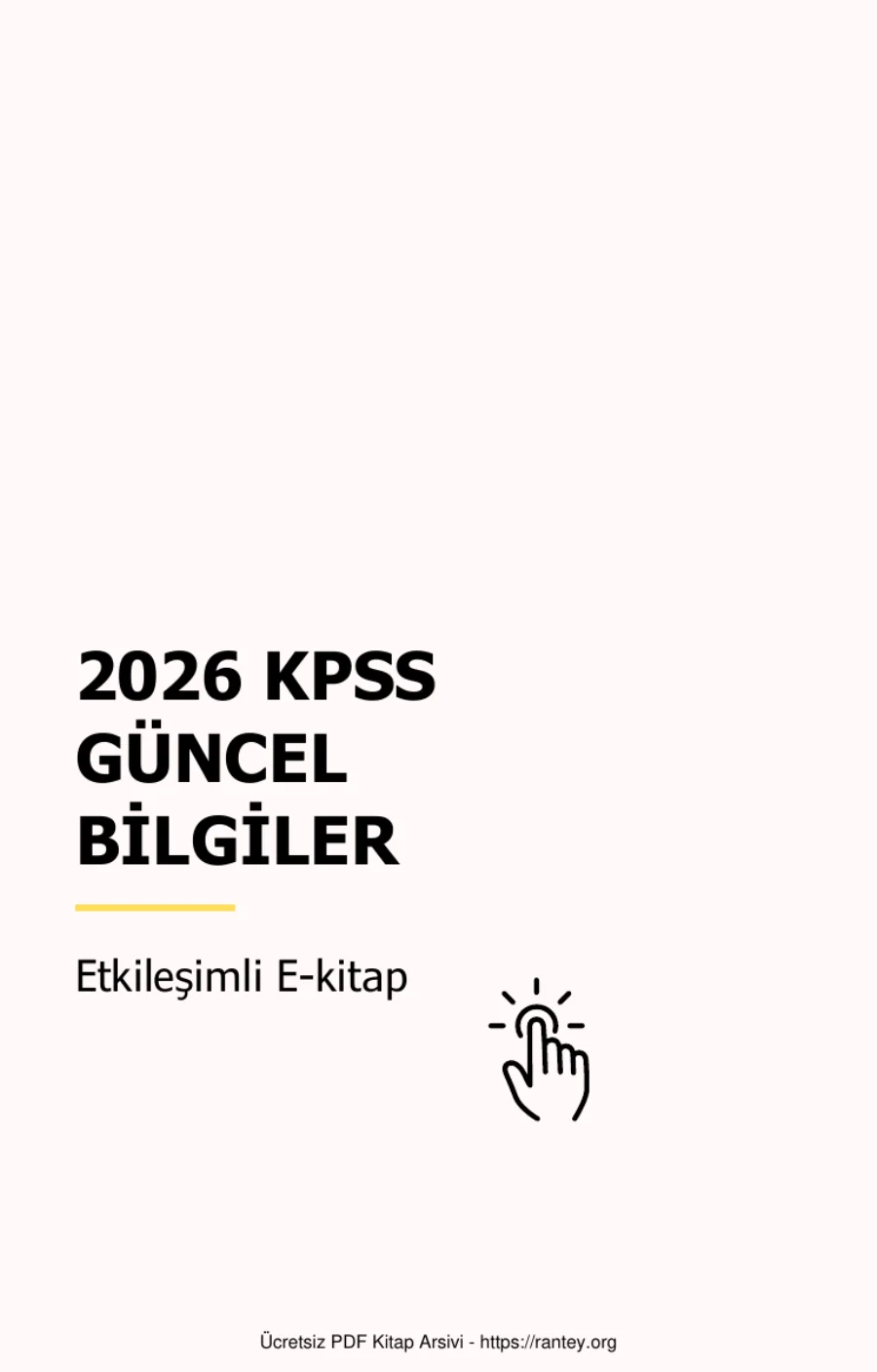 2026 KPSS GU NCEL BI LGI LER 1 kapak görseli