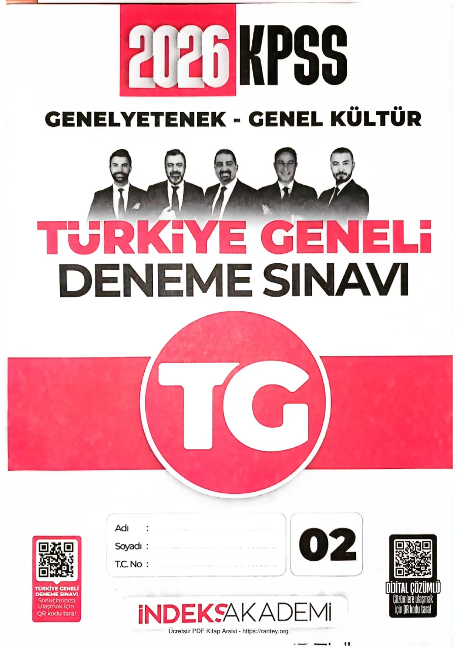 2026 KPSS GY GK TÜRKİYEY GENELİ DENEME SINAVI TG2 kapak görseli