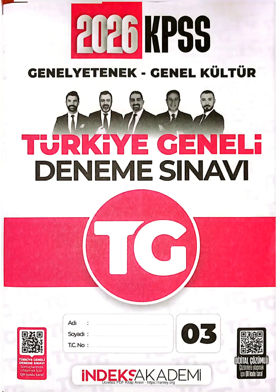 2026 KPSS GY GK TÜRKİYEY GENELİ DENEME SINAVI TG3 1 kapak görseli