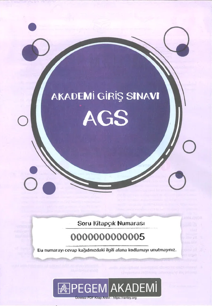 2026 Pegem Ags TG 5 kapak görseli