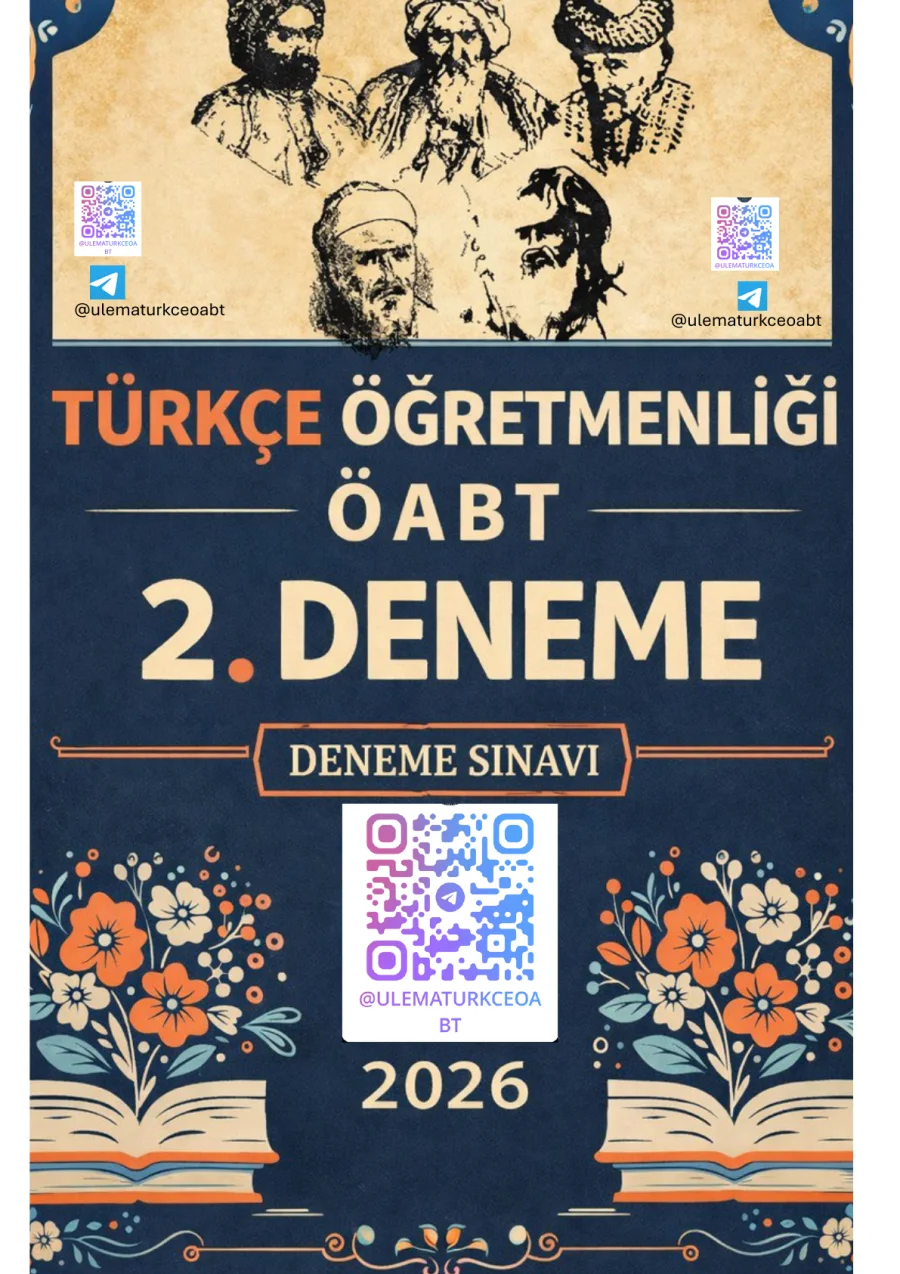 2026 Türkçe ÖABT 2DENEME ULEMA kapak görseli