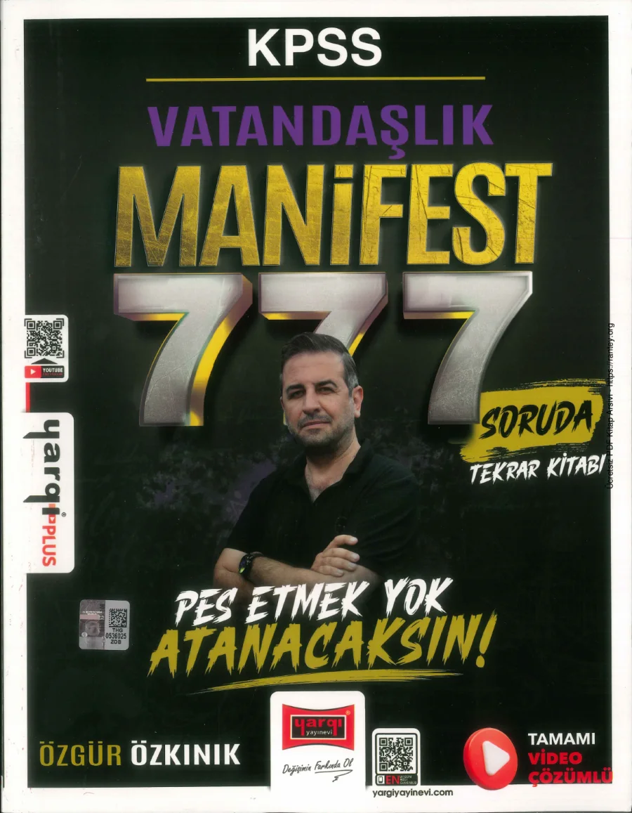 2026 YARGI MANIFEST 777 SORUDA VATANDASLIK TEKRAR KAMPI kapak görseli