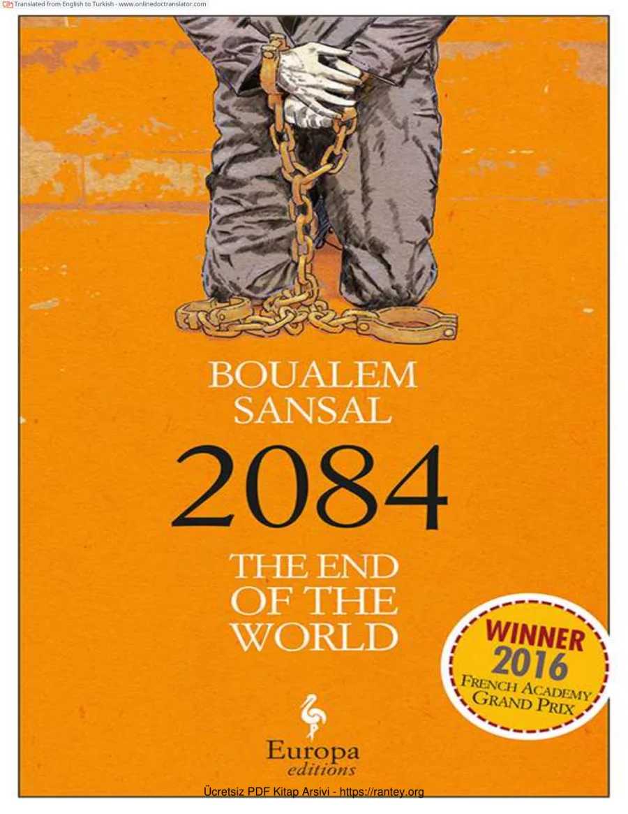 2084: Dünyanın Sonu kapak görseli