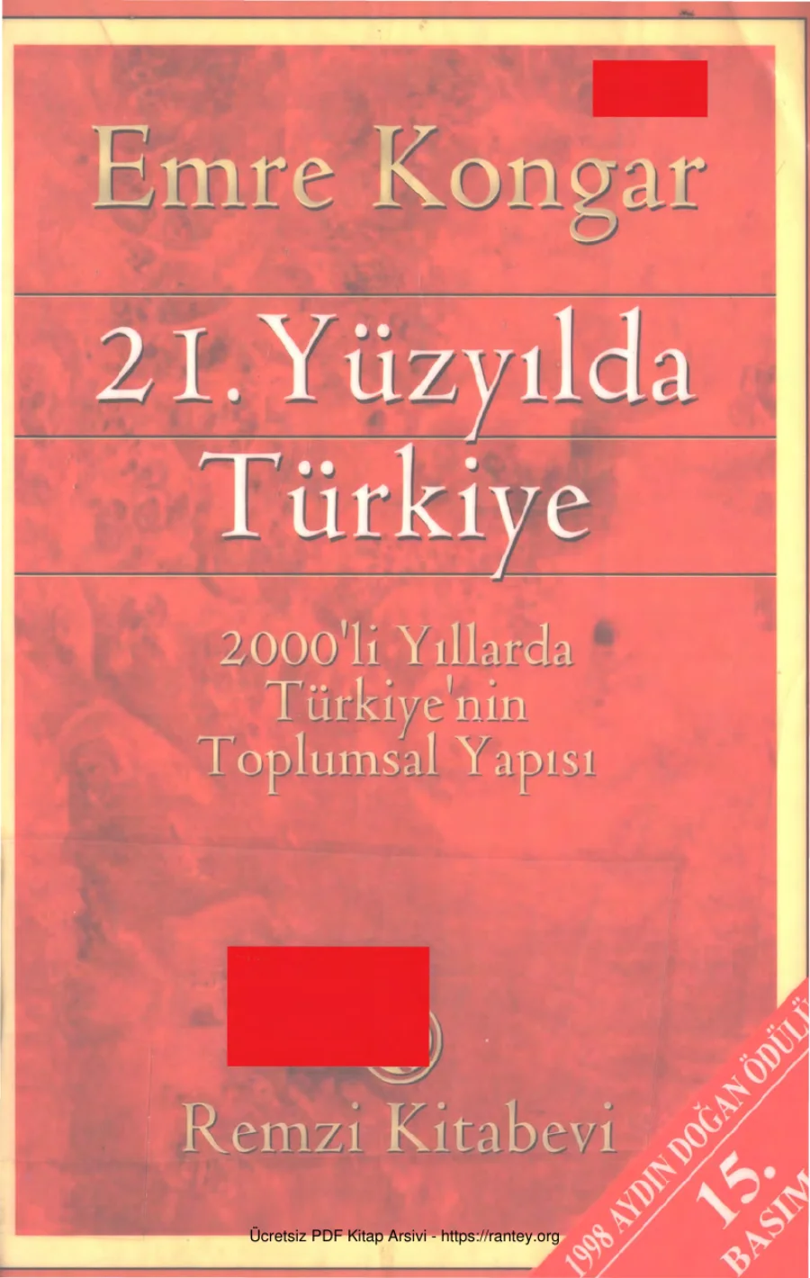 21 Yüzyılda Türkiye 2000li Yıllarda Türkiye'nin Toplumsal Yapısı kapak görseli