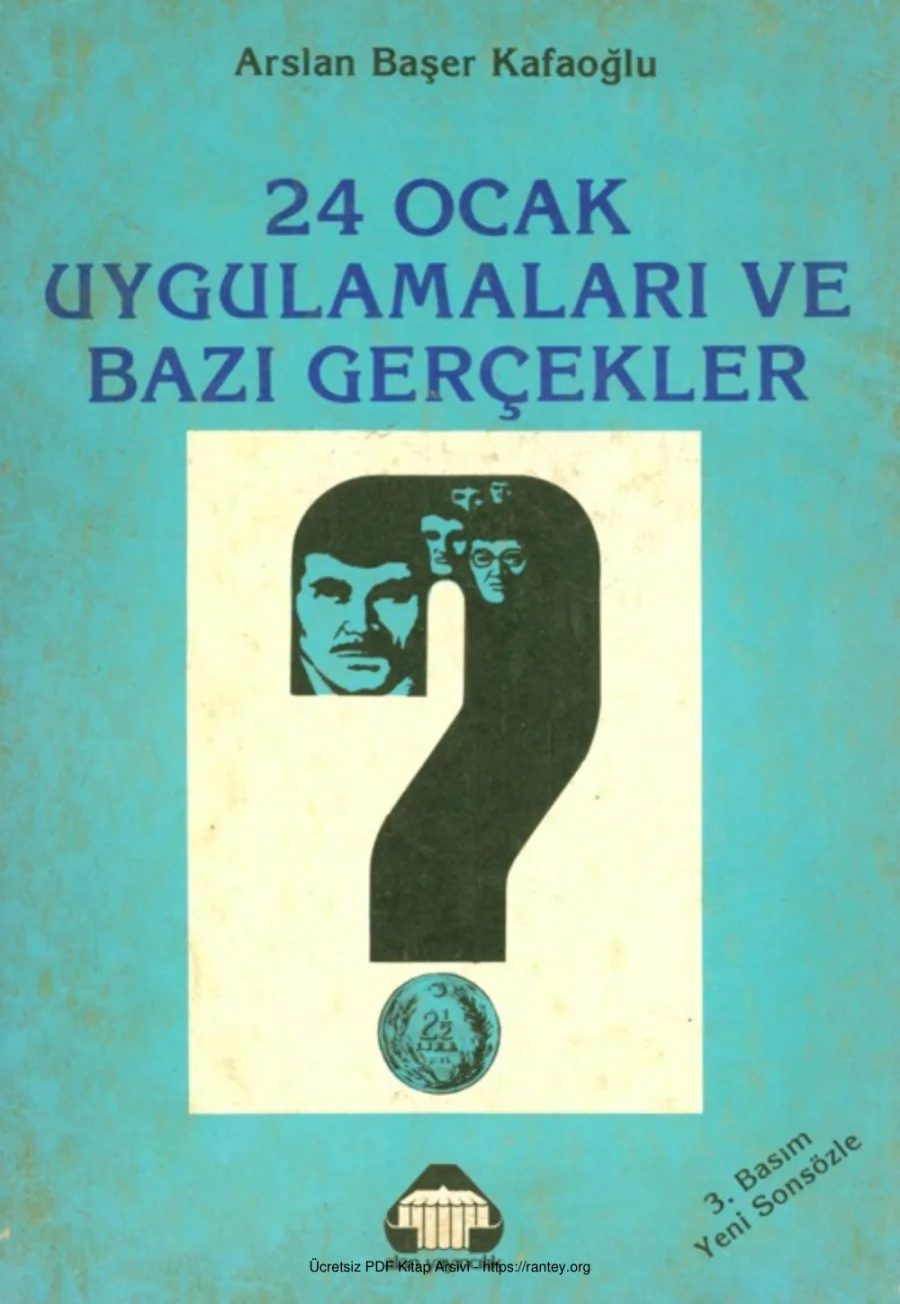 24 Ocak Uygulamaları ve Bazı Gerçekler kapak görseli
