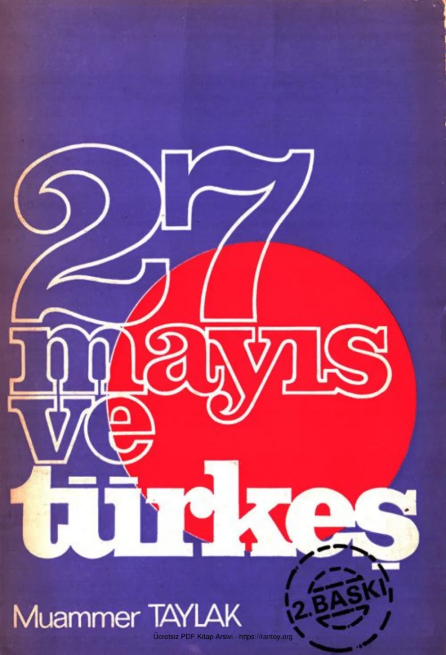 27 Mayıs ve Türkeş kapak görseli