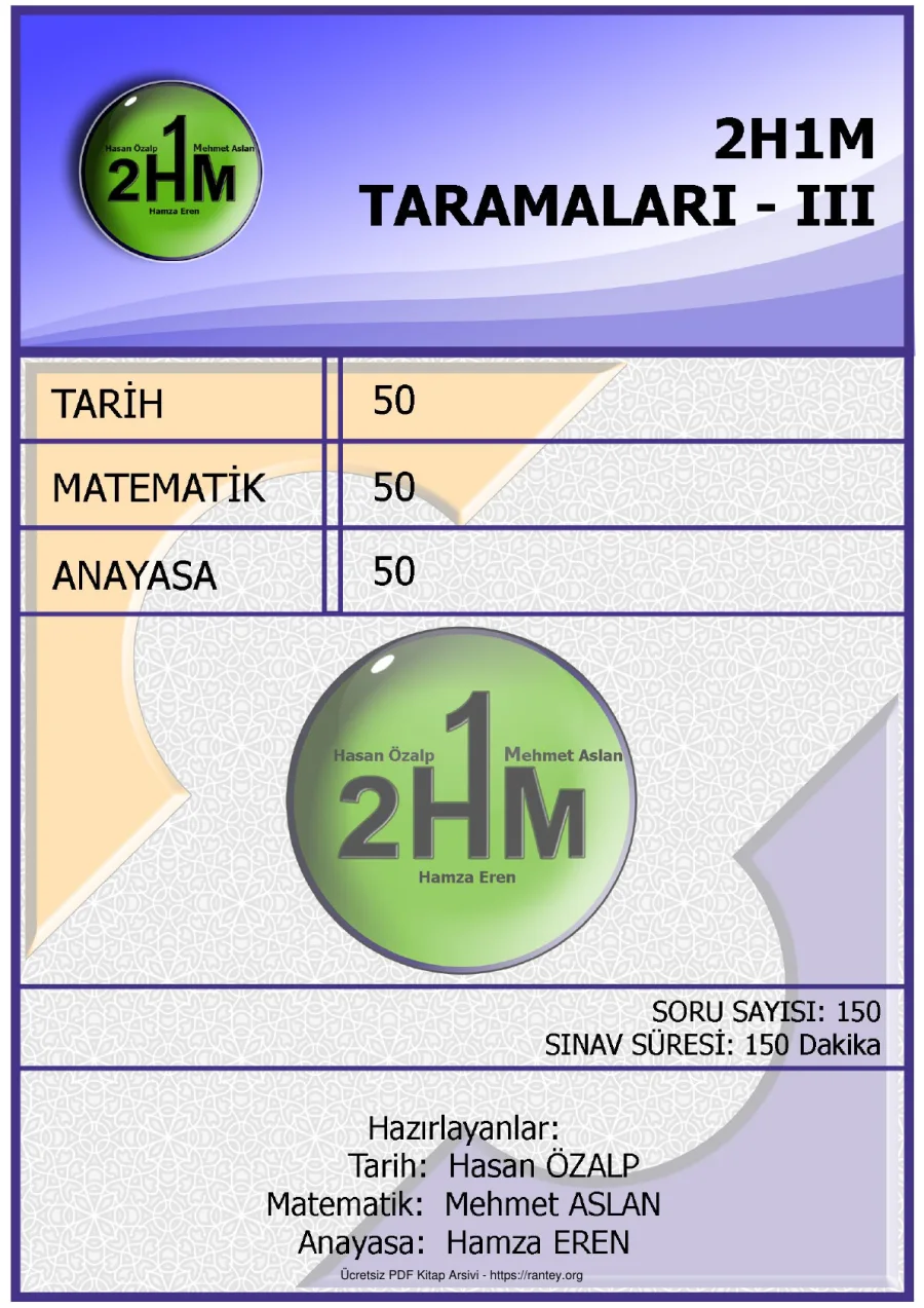 2H1M TARAMA 3 kapak görseli