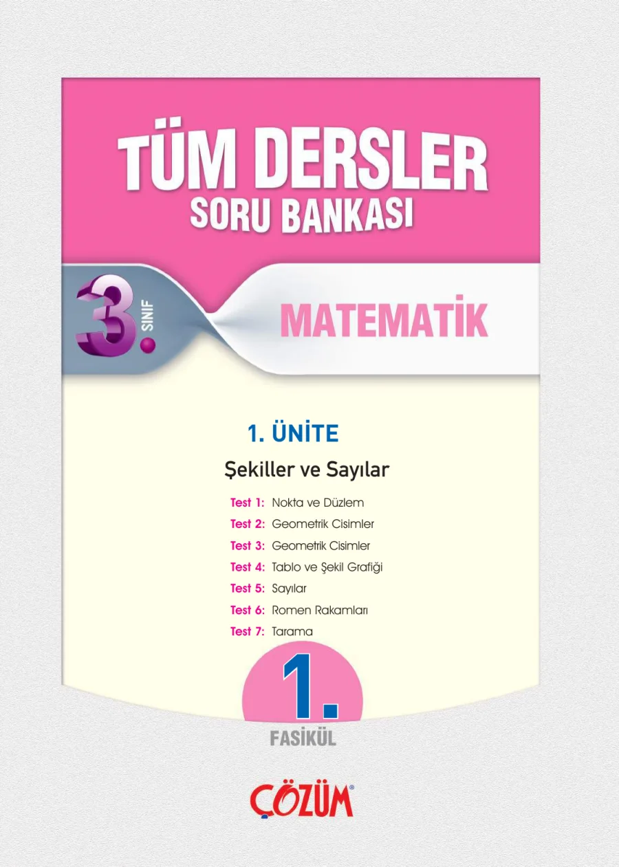 3. Sınıf Matematik Tam Pekiştirme kapak görseli