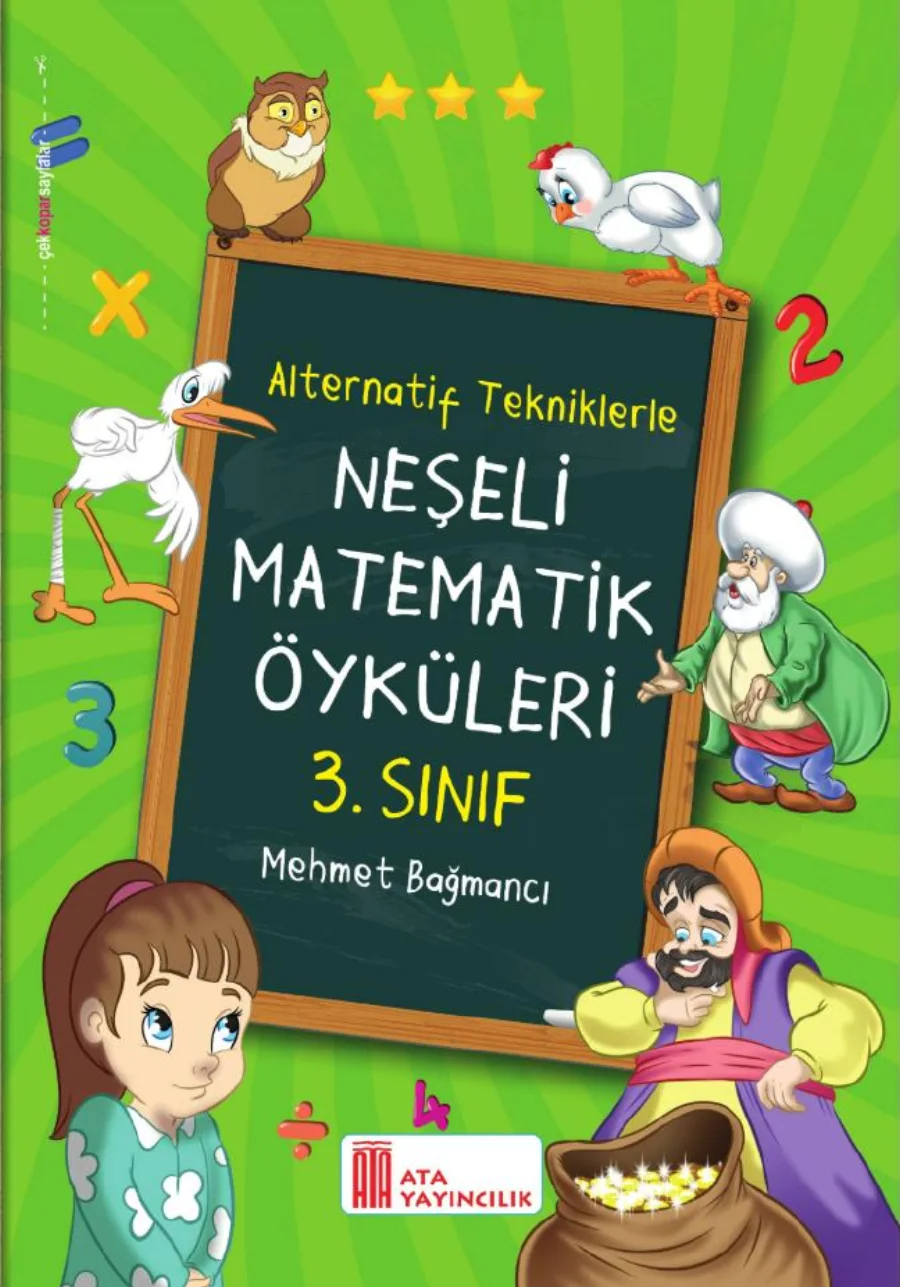 3. Sınıf Neşeli Matematik Öyküleri kapak görseli
