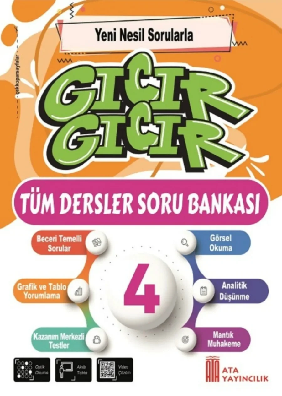 4. Sınıf Gıcır Gıcır Tüm Dersler Soru Bankası kapak görseli