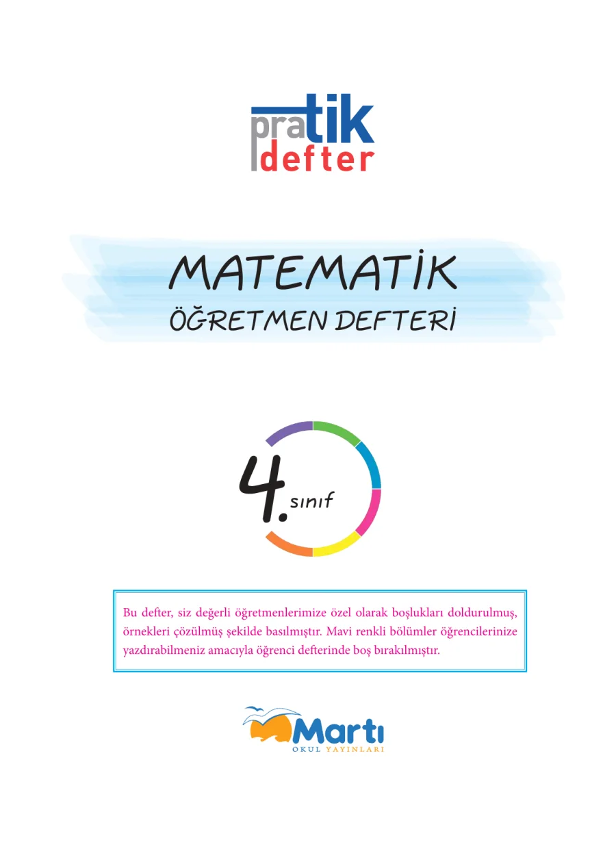 4. Sınıf Matematik Pratik Defter kapak görseli