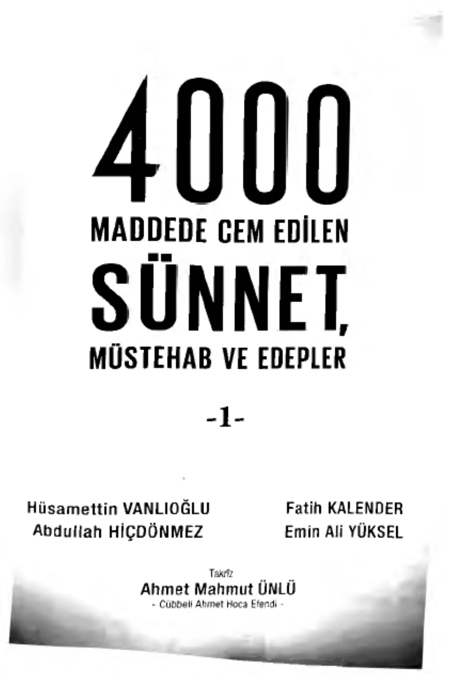 4000 Maddede Sünnet, Müstehab ve Edepler Cilt 1 PDF kapak görseli