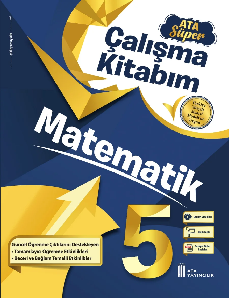 5. Sınıf Matematik Ata Süper Çalışma Kitabım kapak görseli