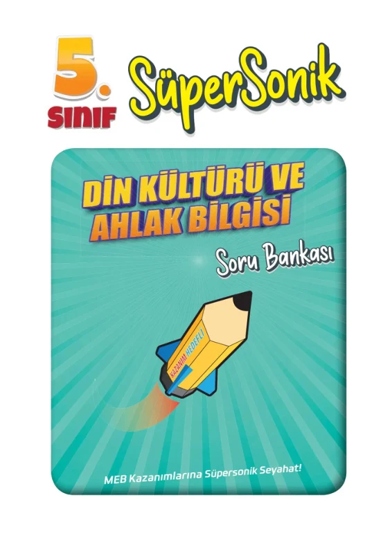 5. Sınıf Süpersonik Din Kültürü ve Ahlak Bilgisi Soru Bankası kapak görseli
