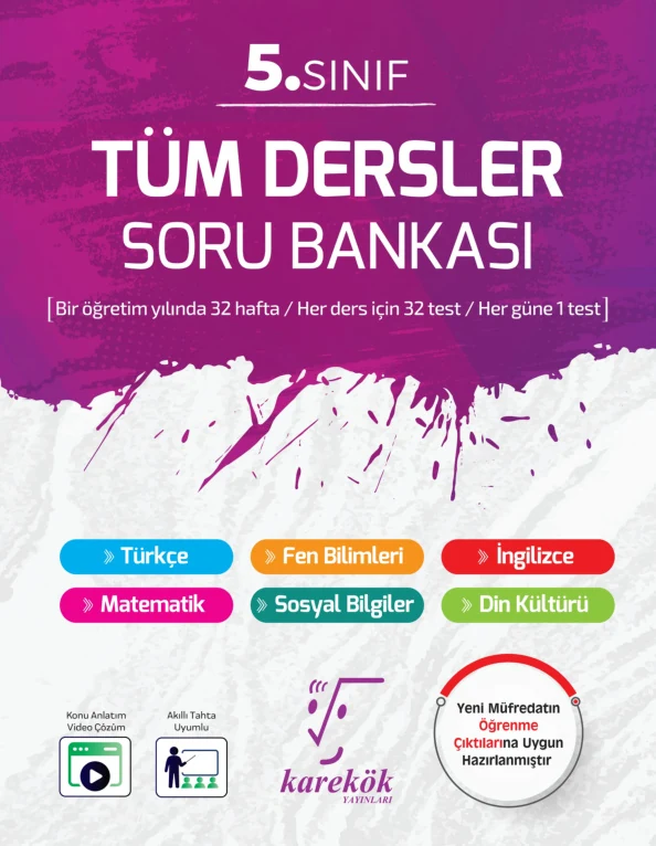 5. Sınıf Tüm Dersler Soru Bankası kapak görseli
