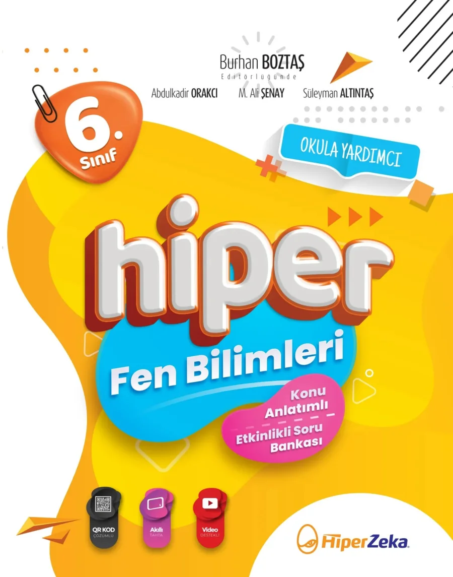 6. Sınıf Hiper Fen Bilimleri Konu Anlatımlı Etkinlikli Soru Bankası kapak görseli