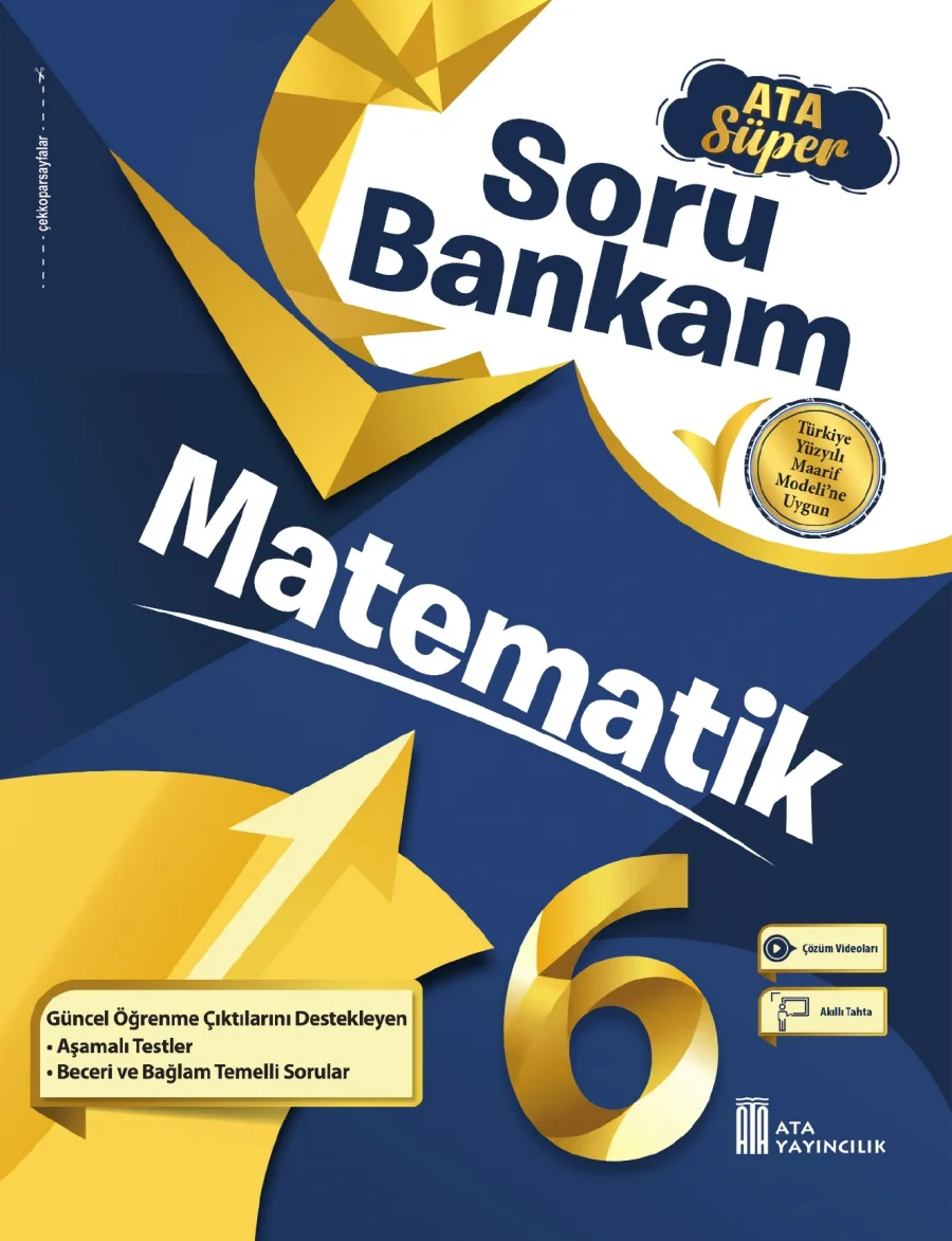 6. Sınıf Matematik Ata Süper Soru Bankam kapak görseli