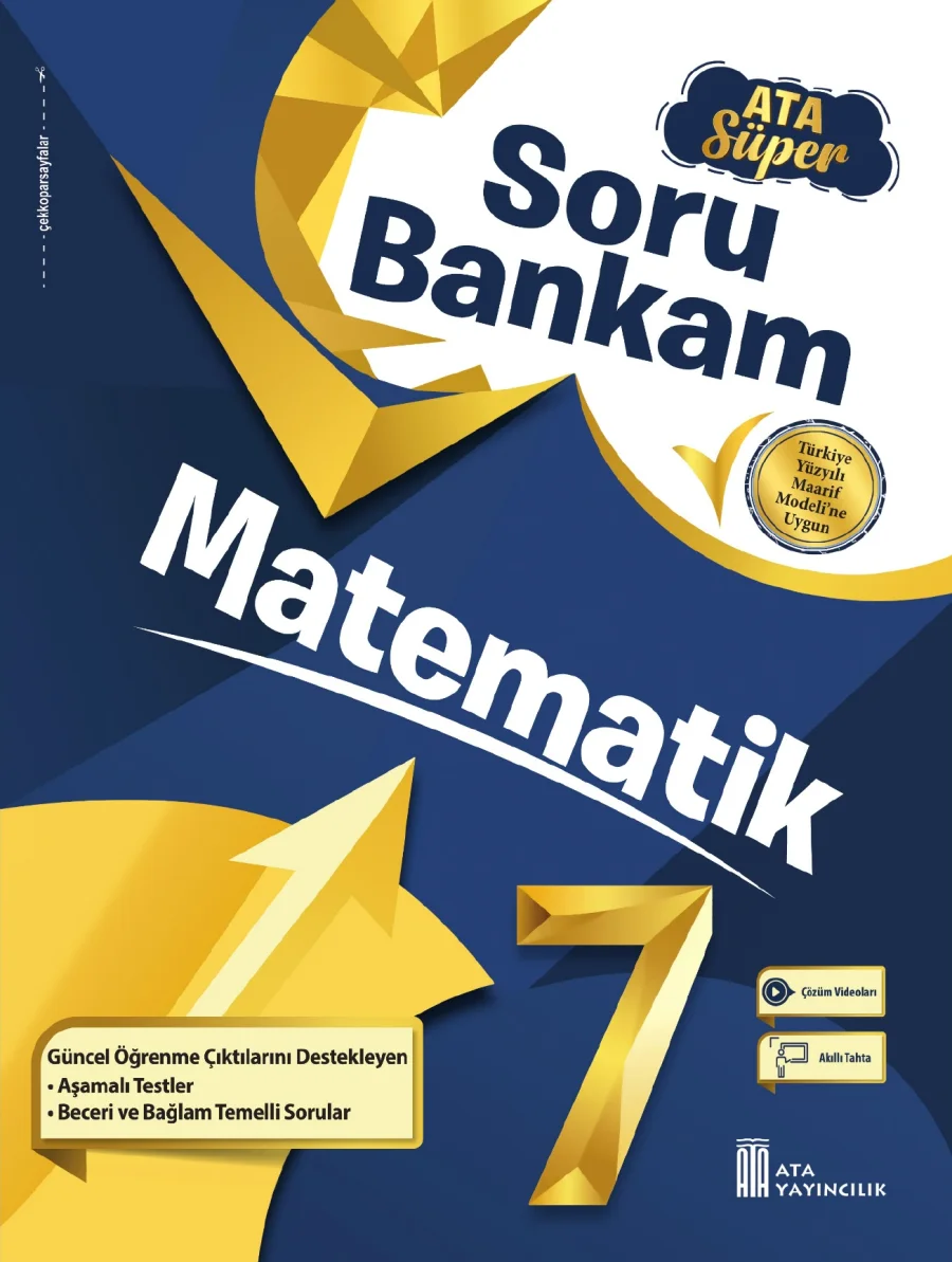 7. Sınıf Matematik Ata Süper Soru Bankam kapak görseli