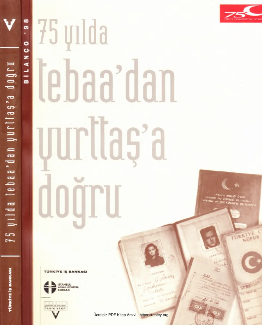 75 Yılda Tebaadan Yurttaşa Doğru kapak görseli