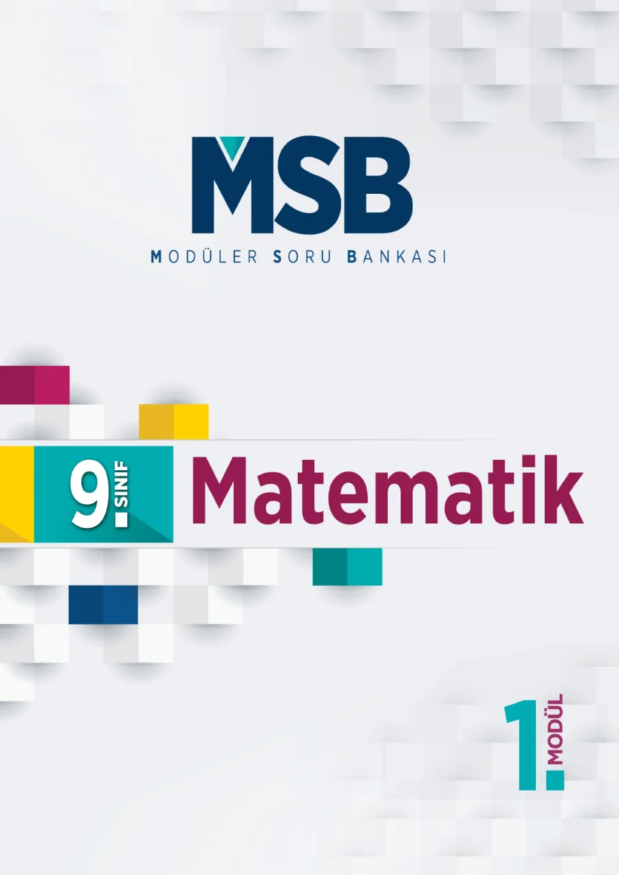 9. Sınıf Matematik Modüler Soru Bankası 1. Modül PDF kapak görseli