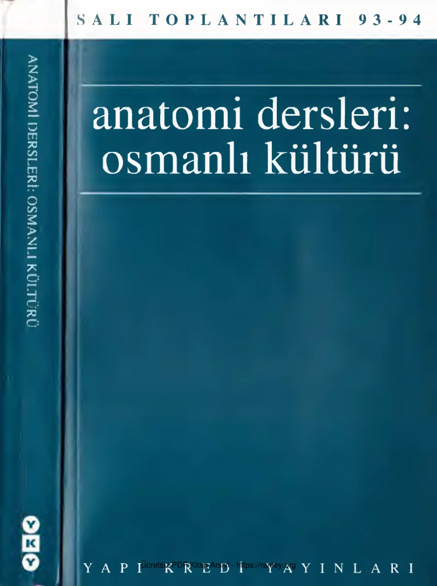 93 94 4 Anatomi Dersleri Osmanlı Kültürü kapak görseli