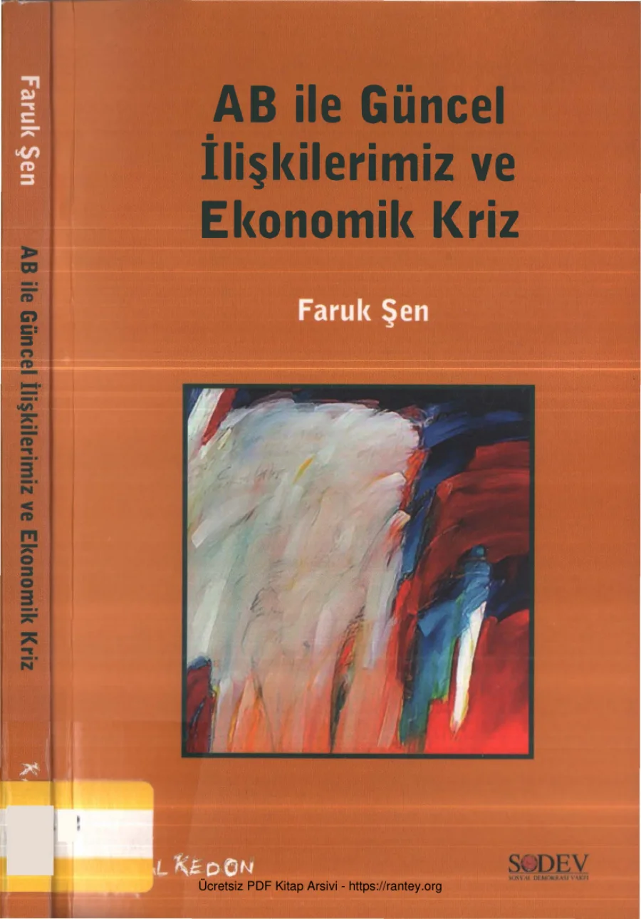 AB ile Güncel İlişkilerimiz ve Ekonomik Kriz kapak görseli
