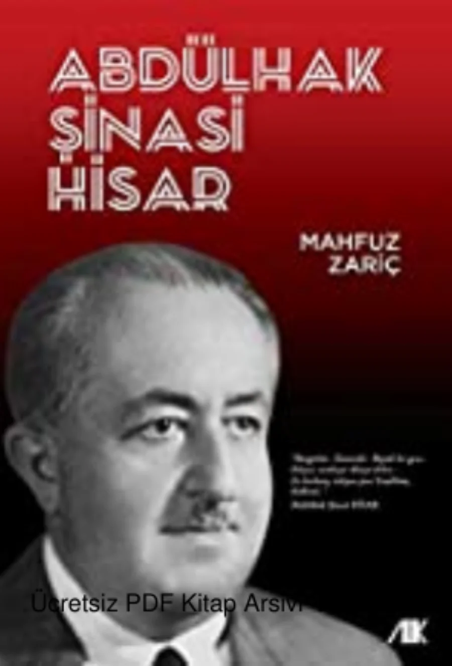 Abdlhak Şinasi Hisar Akademik Yayınları kapak görseli
