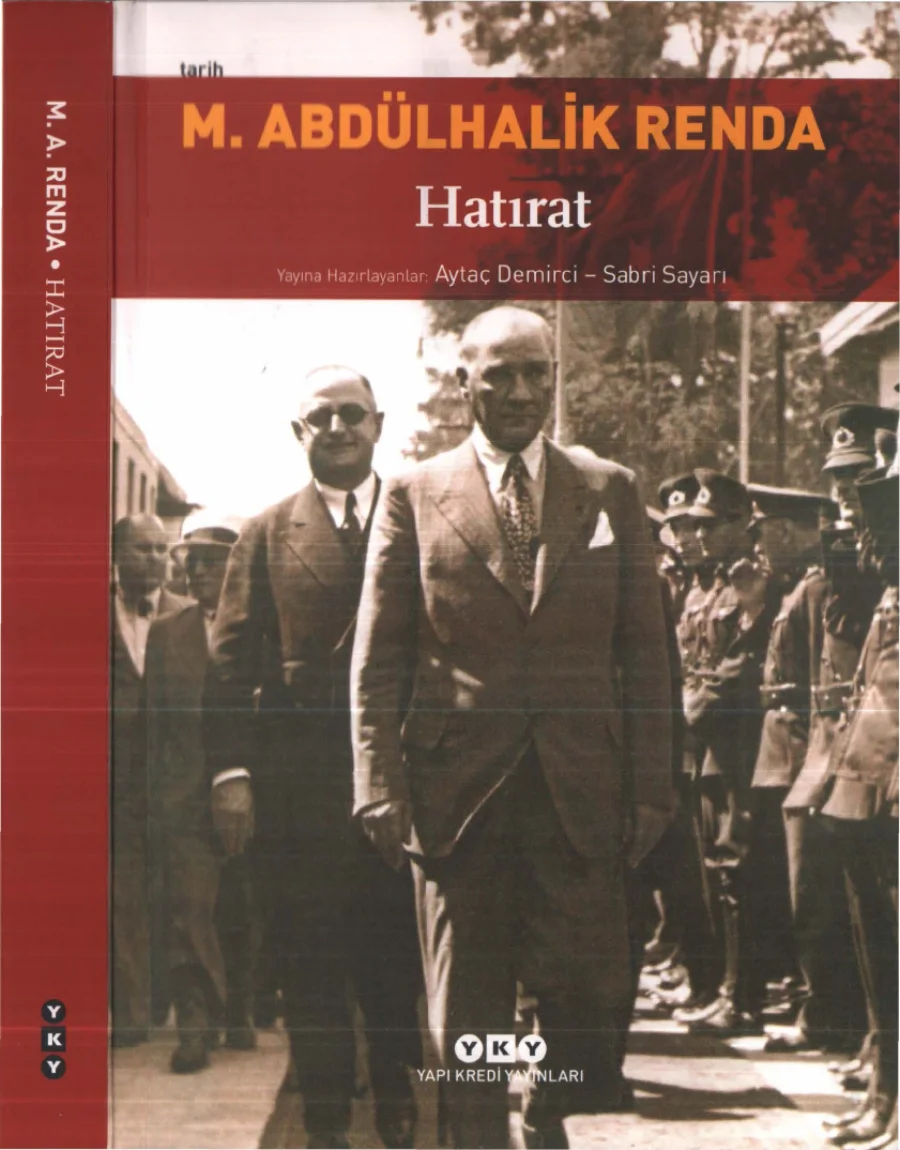 Abdülhalik Renda Hatırat kapak görseli