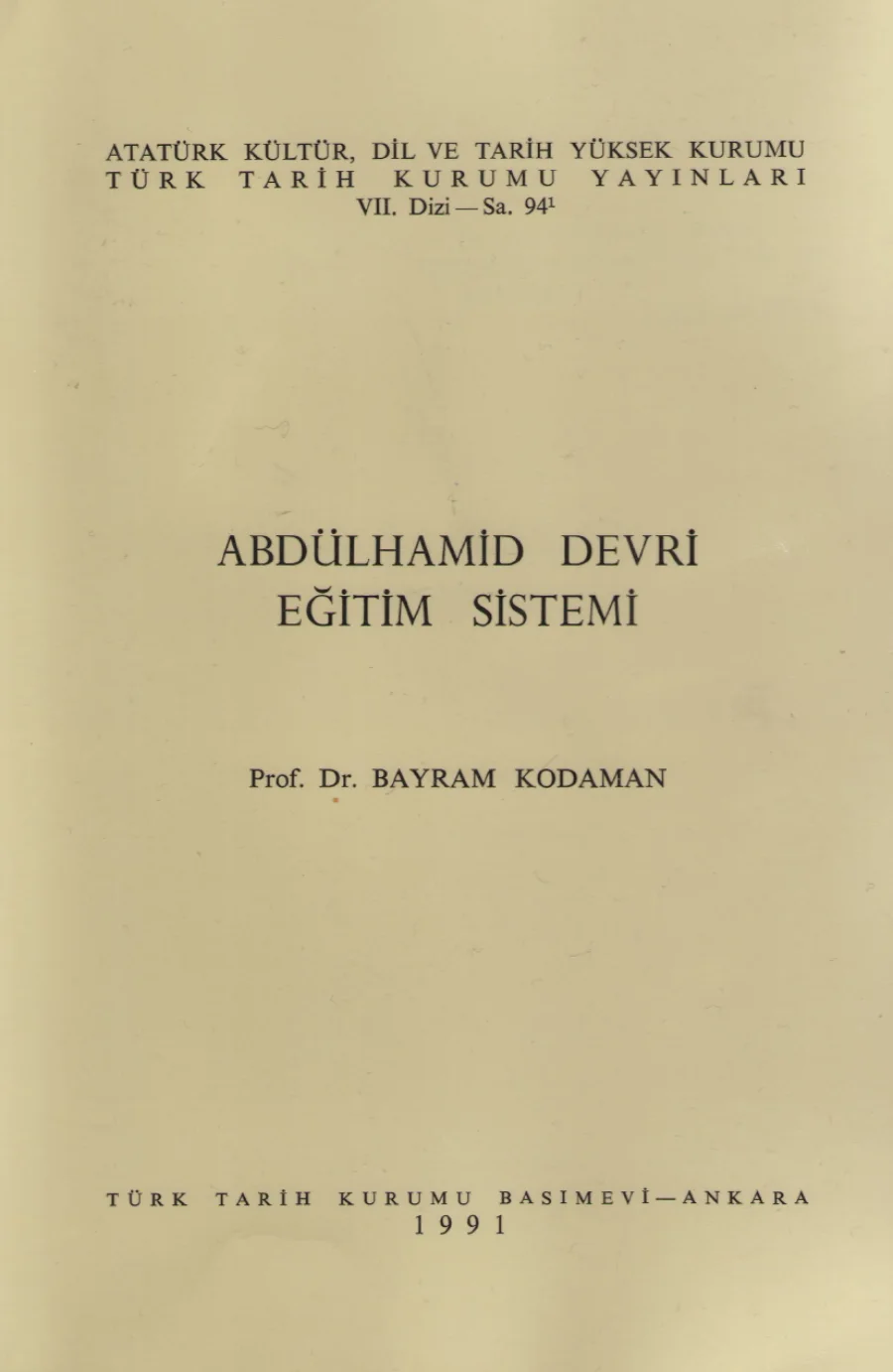 Abdülhamid Devri Eğitim Sistemi kapak görseli