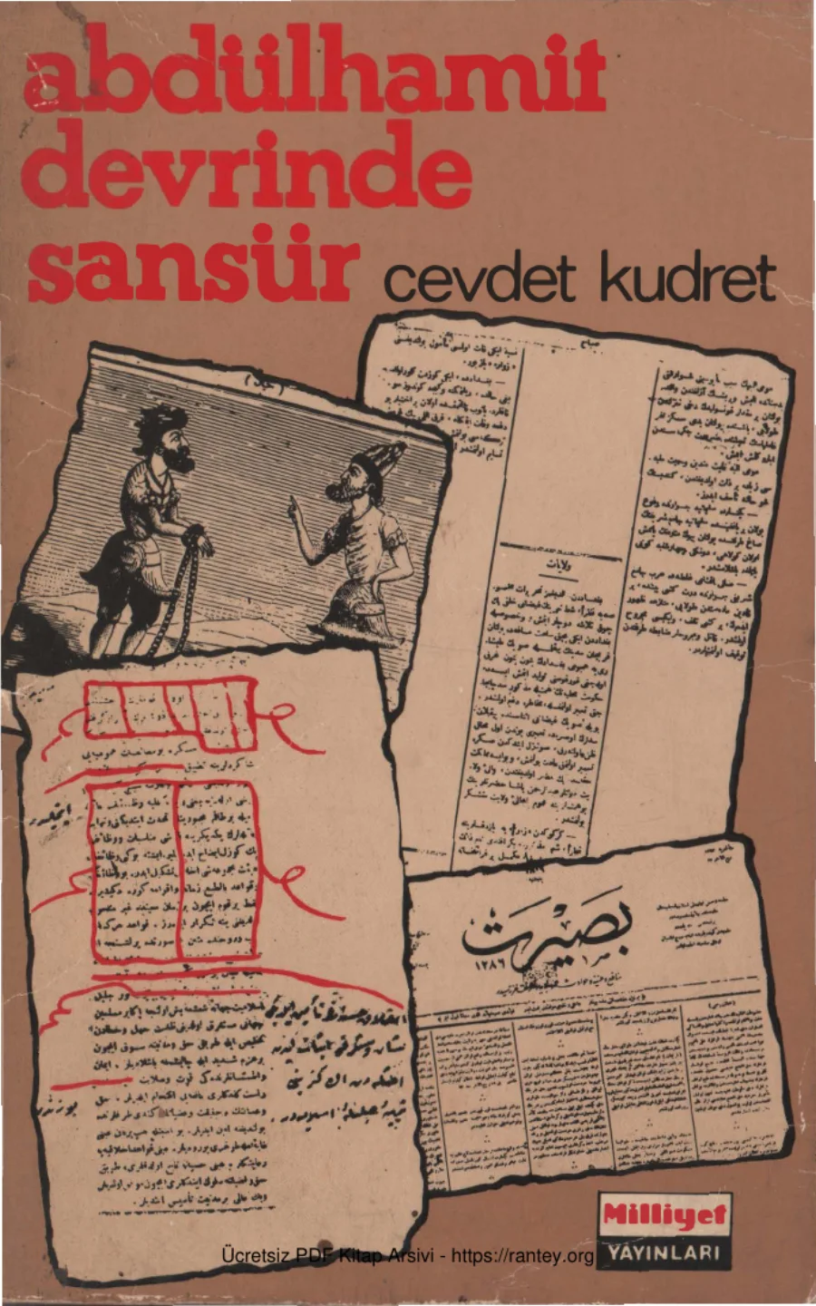 Abdülhamit Devrinde Sansür Milliyet Yayınları kapak görseli