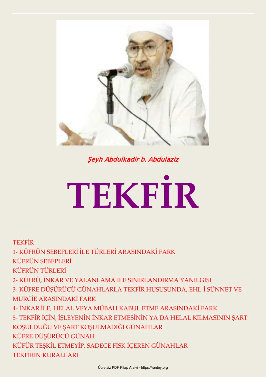 Abdulkadir b Abdulaziz Ebu Abdulmumin Tekin Mıhçı kapak görseli