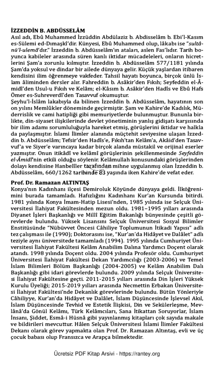 Abdusselm MülhatüI İtikad et Terhib an Salatir Regaib kapak görseli