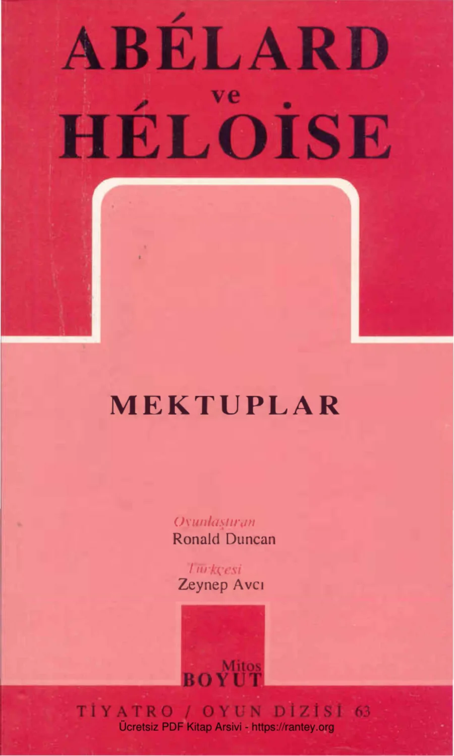Abelard ve Heloise Mektuplar kapak görseli