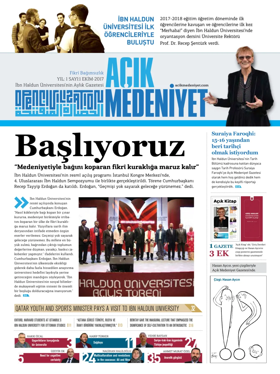 Açık Medeniyet - Ekim 2017 kapak görseli