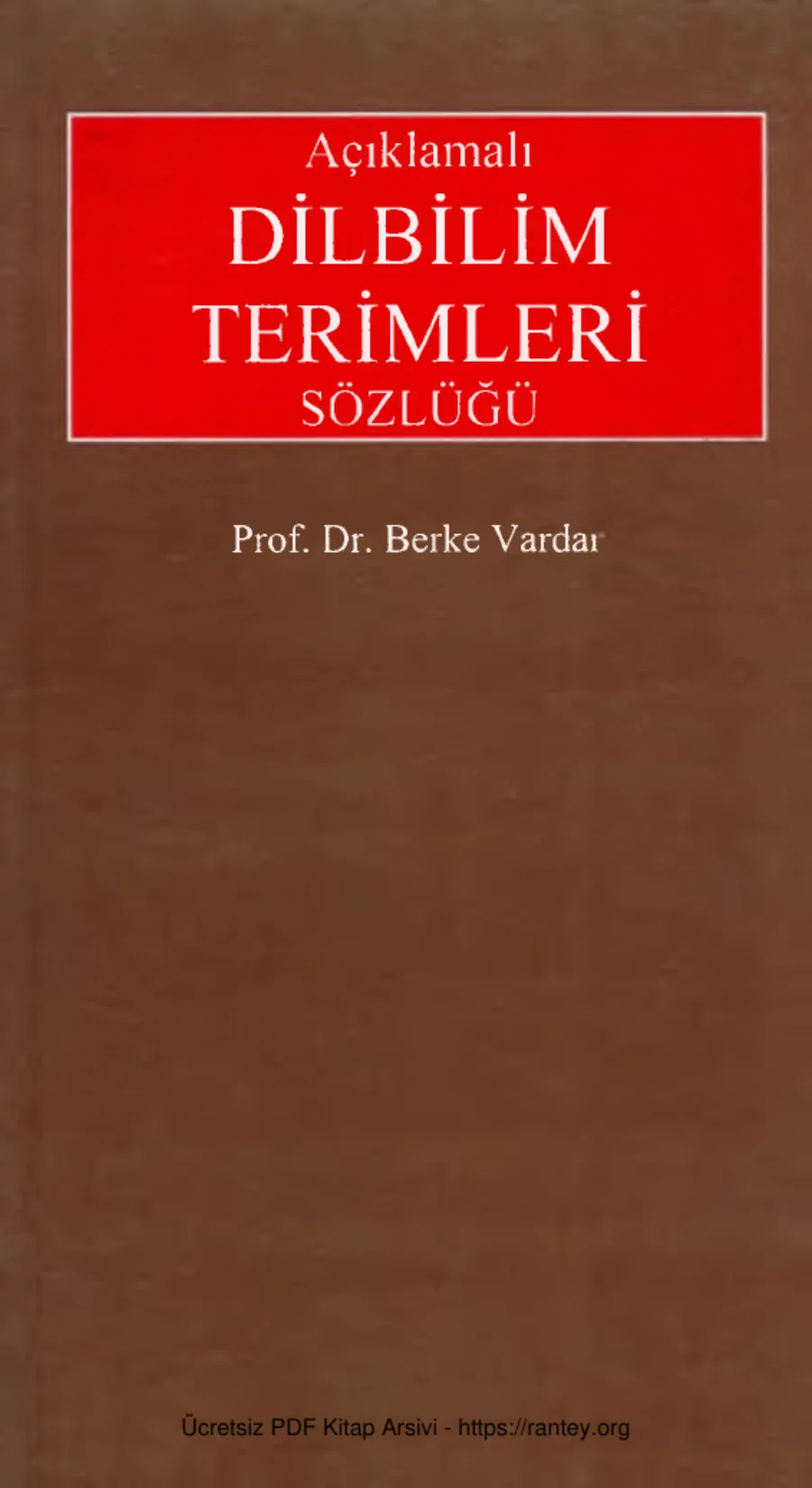 Açıklamalı Dilbilim Terimleri Sözlüğü kapak görseli