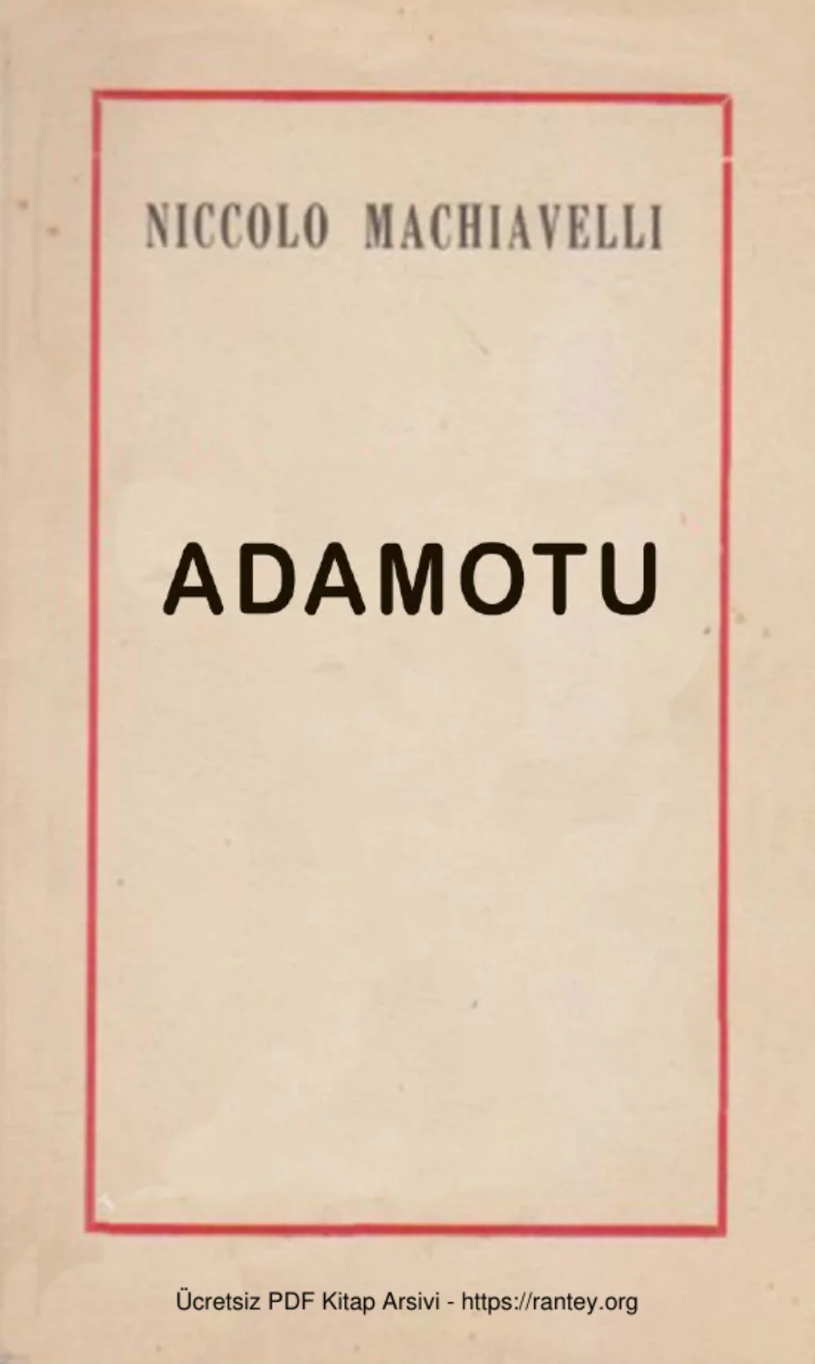 Adamotu kapak görseli