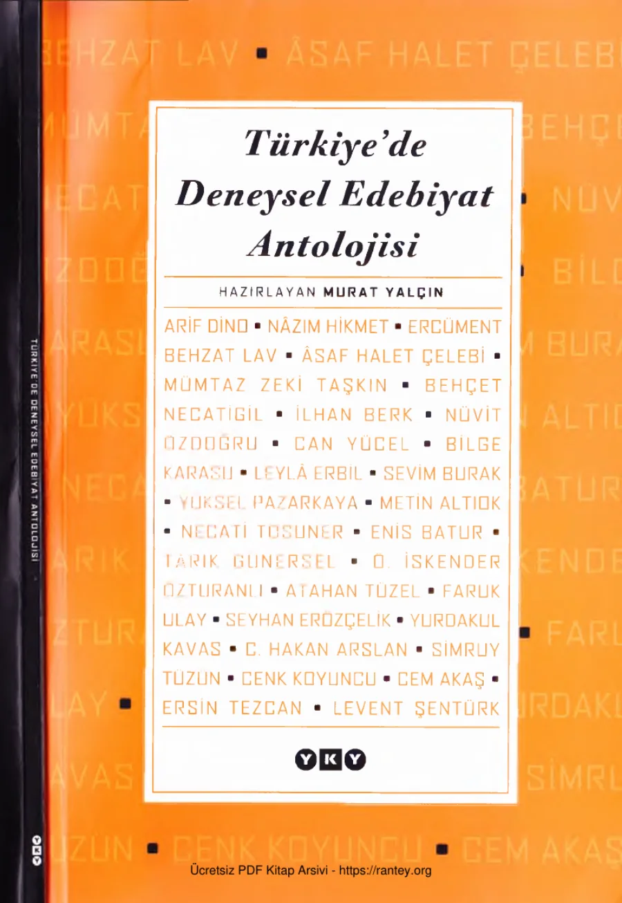 Adan Zye Türkiyede Deneysel Edebiyat Antolojisi kapak görseli