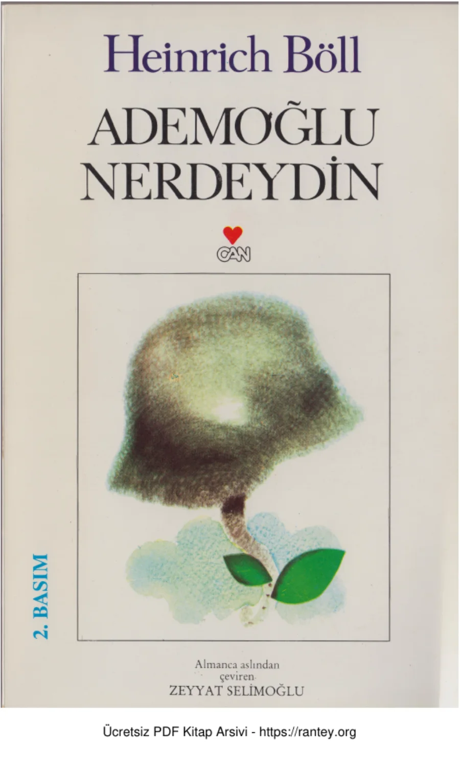 Ademoğlu Nerdeydin Can Yayınları kapak görseli