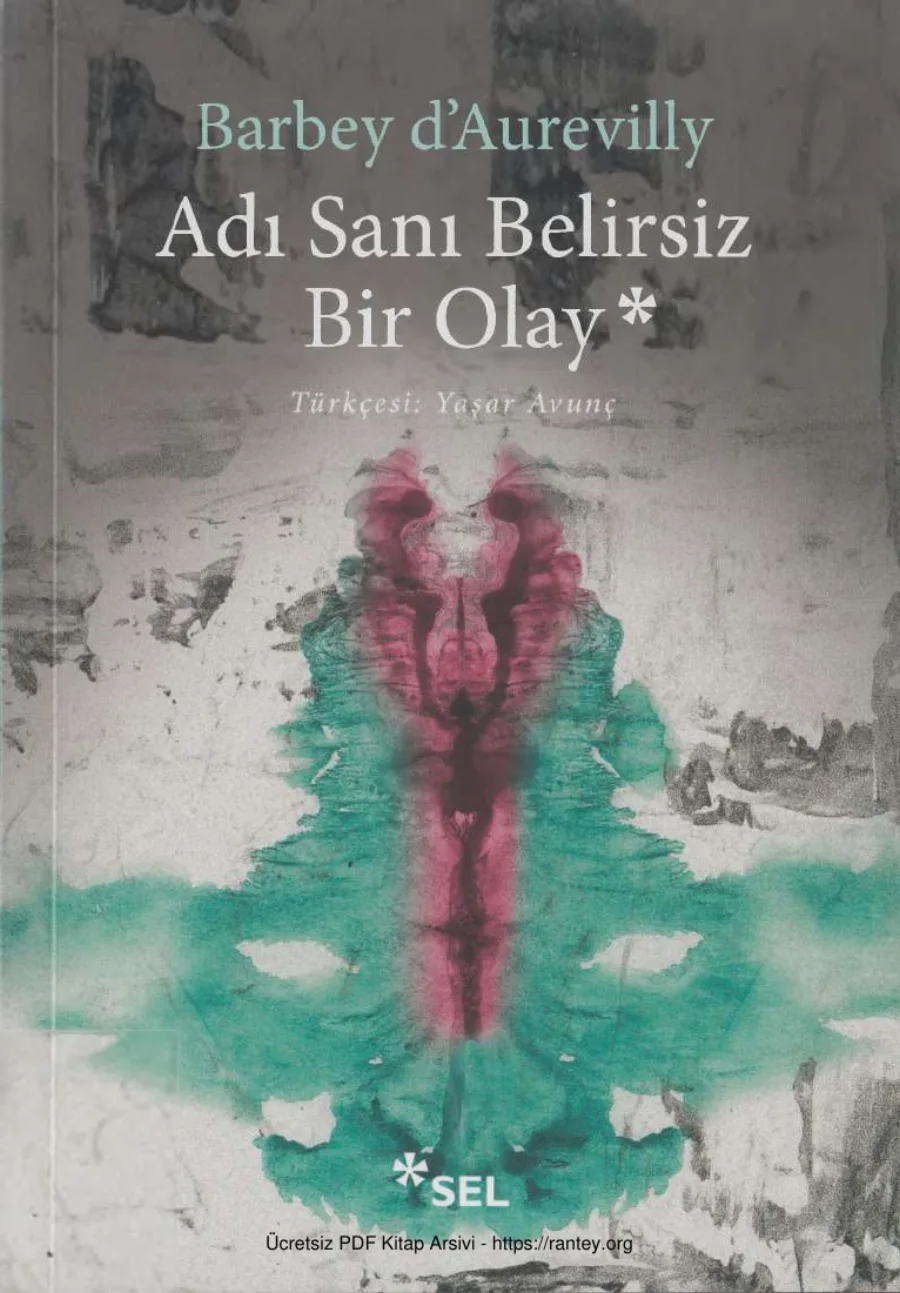 Adı Sanı Belirsiz Bir Olay kapak görseli