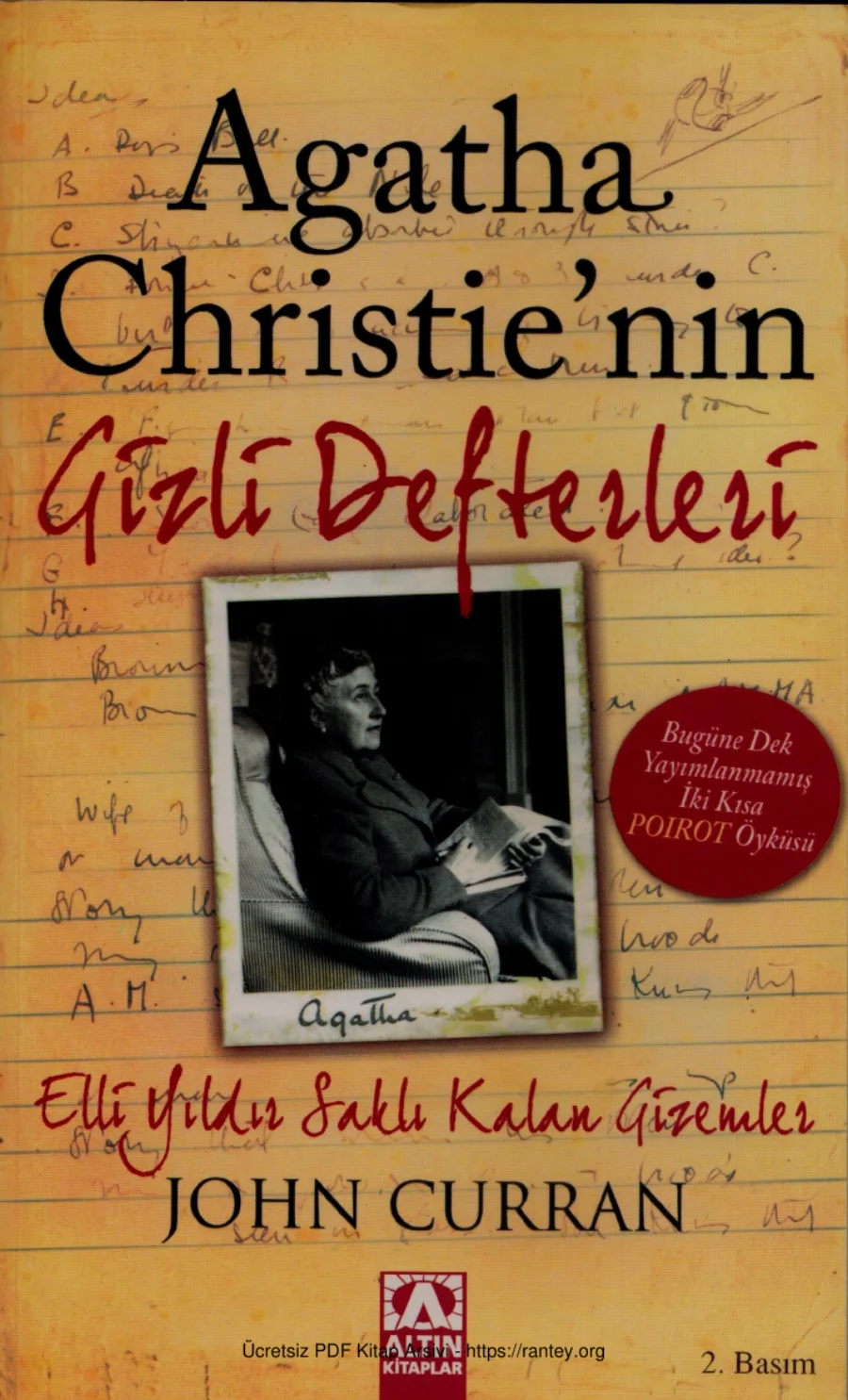 Agatha Christienin Gizli Defteri kapak görseli