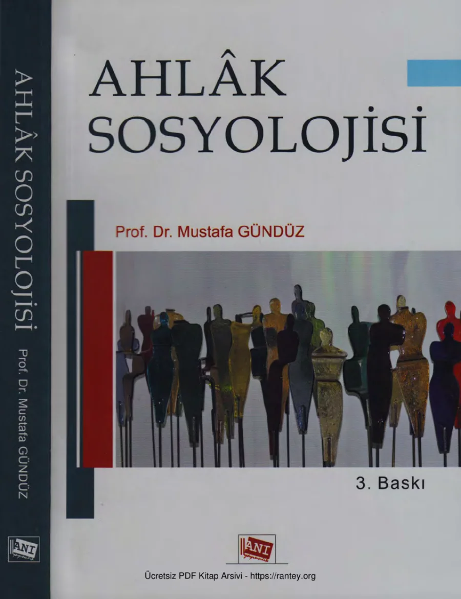 Ahlak Sosyolojisi Anı Yayınları kapak görseli