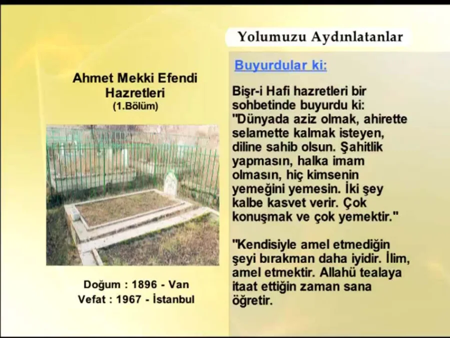 Ahmed Mekki Efendi Hazretleri 1. Bölüm - Yolumuzu Aydınlatanlar kapak görseli