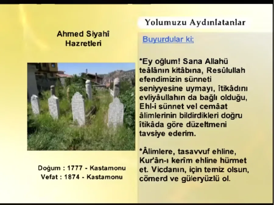 Ahmed Siyahi Hazretleri 1. Bölüm - Yolumuzu Aydınlatanlar kapak görseli