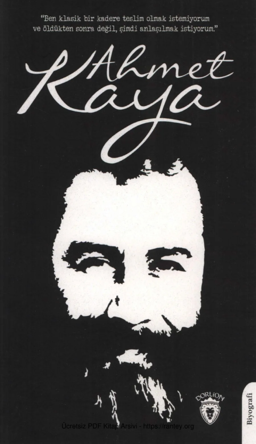 Ahmet Kaya Dorlion Yayınları kapak görseli