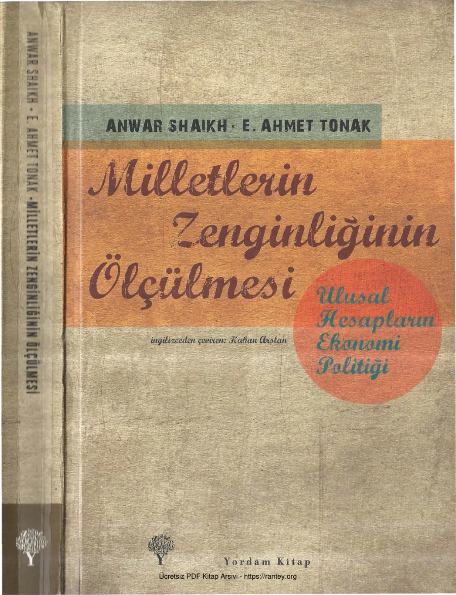 Ahmet Tonak Milletlerin Zenginliğinin Ölçülmesi kapak görseli